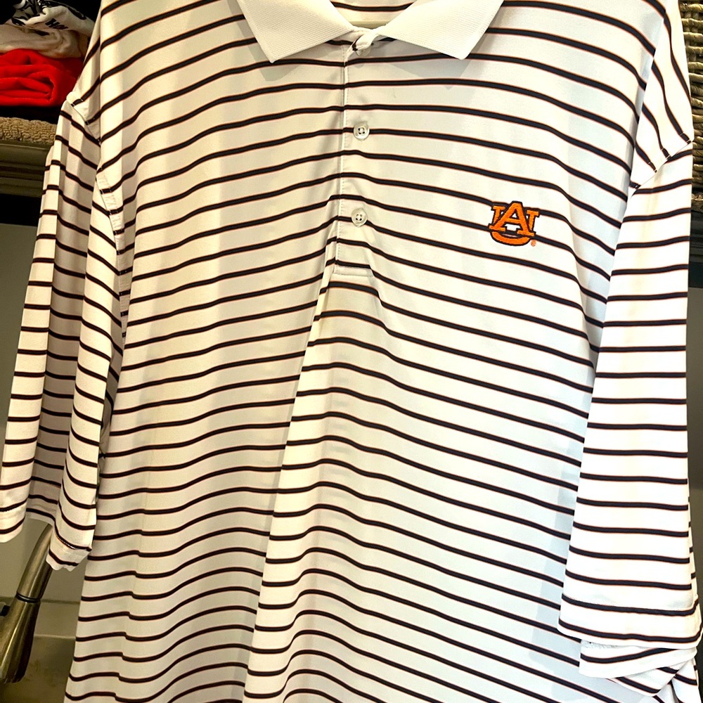 Divots Auburn Golf Shirt Mens XL EUC